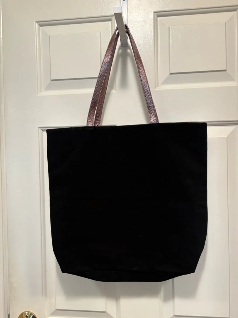 Jimmy Choo Parfums Metallic Brown and Black Tote Bag - Women's Shoulder Bag EUC